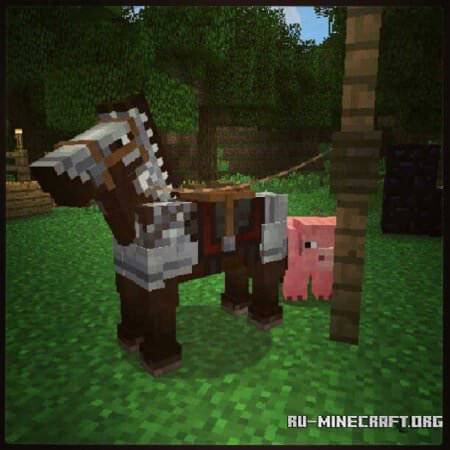 Броня на лошади Minecraft