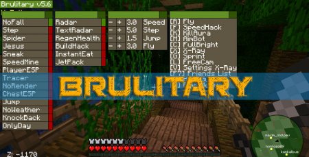 Скачать чит Brulitary для minecraft 1.5.2 бесплатно