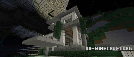  Modern Hillside House  Minecraft