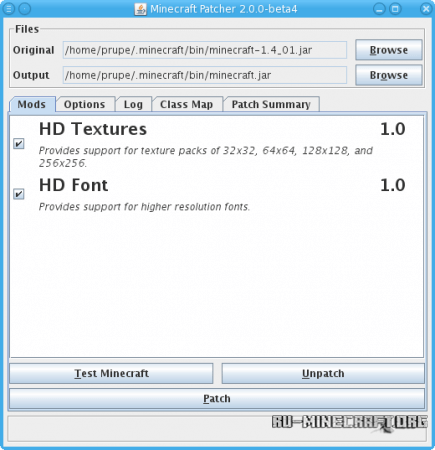  MCPatcher HD  minecraft 1.6.1 