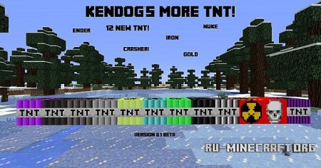  Kendog's More TNT Mod!  Minecraft 1.5.2 