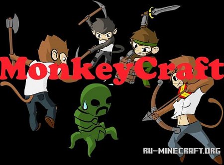  MonkeyCraft [16x]  minecraft 1.6.1