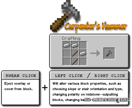   Carpenter's Blocks  Minecraft 1.6.1