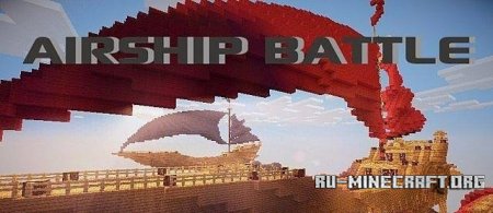   Airship Battle  Minecraft