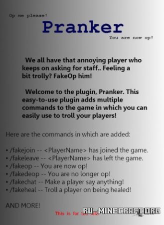  Pranker  minecraft 1.6.2