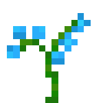 Синяя орхидея в Minecraft