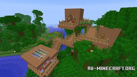  Tree forts  Minecraft