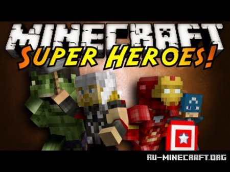  Super Heroes in Minecraft  Minecraft 1.6.2