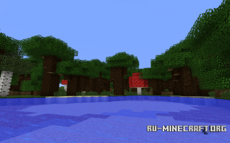 Биом Чёрный лес в Minecraft
