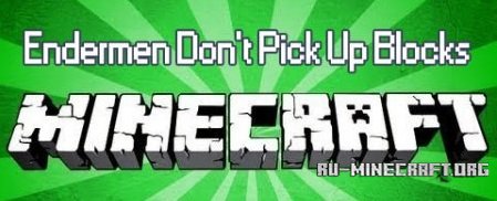  Endermen Don't Pick Up Blocks  Minecraft 1.6.4