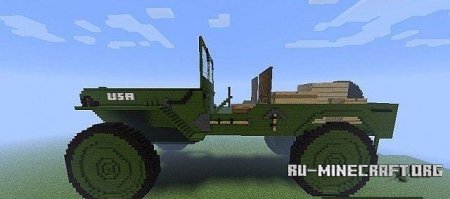   1939 WWII Jeep  Minecraft