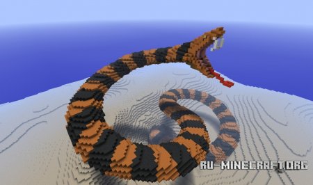   Attacking Snake  Minecraft