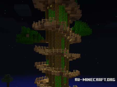   Jungle tree-house  Minecraft