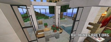 Скачать карту Modern Asian-Style Beach House для Minecraft