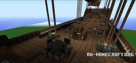 Скачать карту Steampunk Airship для Minecraft