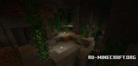 Скачать Wild Caves для Minecraft 1.6.4