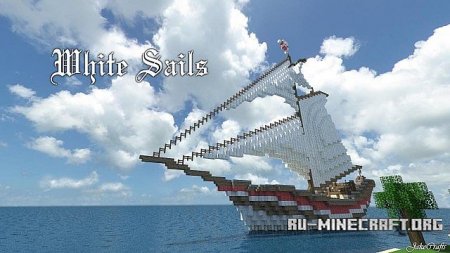  White Sails - Ship  minecraft