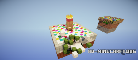 Скачать карту Выживай на тортике для Minecraft