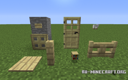  More Multicolored Wood Items  Minecraft 1.6.4