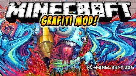Скачать Graffiti Mod для Minecraft 1.6.4