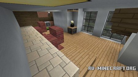 Скачать Modern Two-Story House для Minecraft