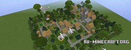   Terra nova village  Minecraft