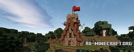 Скачать карту Fortrified medieval house для Minecraft