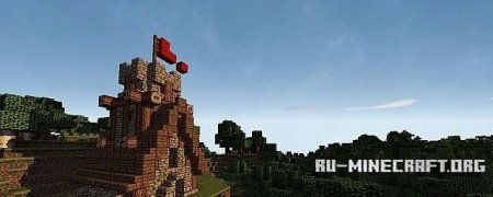 Скачать карту Fortrified medieval house для Minecraft