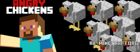 Скачать Angry Chickens v1.2 для minecraft 1.7.2