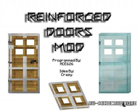 Скачать Reinforced Doors Mod для minecraft 1.6.2