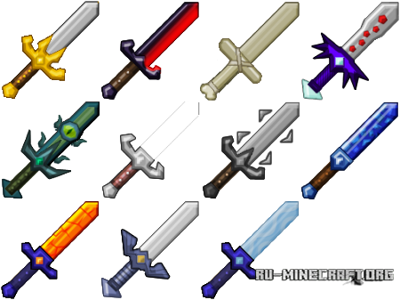 Скачать More Swords для Minecraft 1.6.4