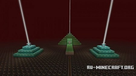 Скачать карту Obsidian island для Minecraft