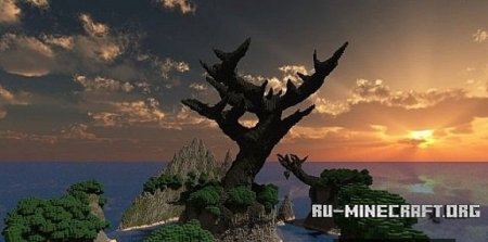 Скачать карту Fantasy tree для Minecraft