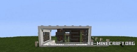 Скачать карту Contrast ~ A Minimal Modern Home для Minecraft