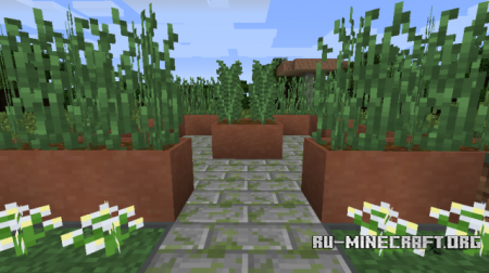 Скачать Modular Flower Pots Mod для minecraft 1.7.2