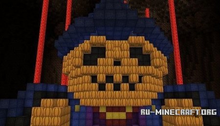   Pumpkin Wizard Boss Fight  Minecraft