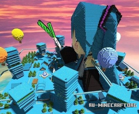    Miku Village   Minecraft