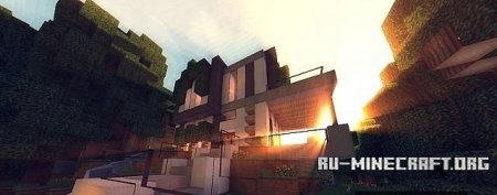    Modern Cliffside House  Minecraft