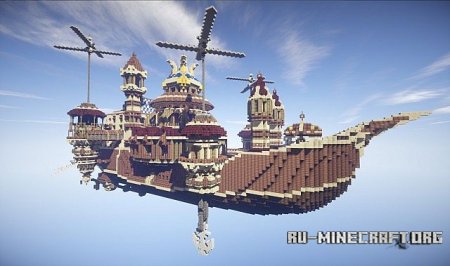  Theater Airship M.S. Prima Vista  Minecraft