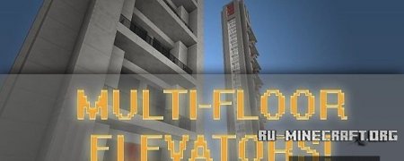    Multifloor Piston Elevator Design Small and Cheap  Minecraft