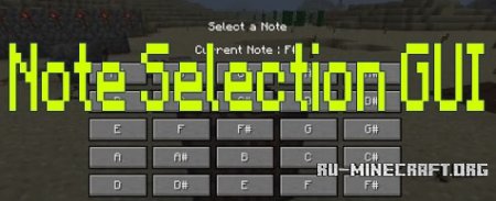  Note Selection GUI  minecraft 1.5.2