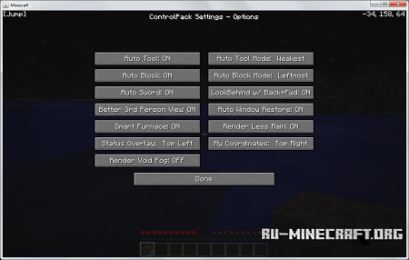  ControlPack  Minecraft 1.5.2