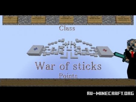  [Mini-game] War of stick  minecraft