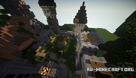  Dianite's Fortress Overgrown  minecraft