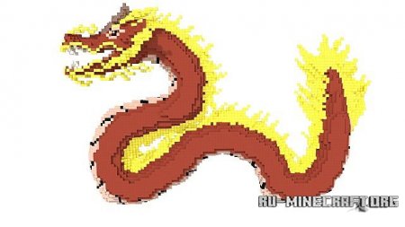  Saphira [Chinese Dragon]  minecraft