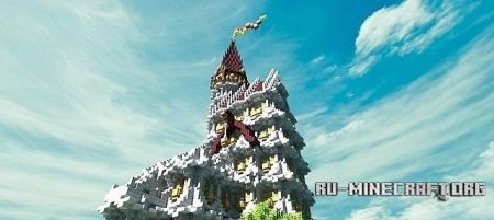   Fantasy Castle - 32x32 Vadact creative server plot  minecraft