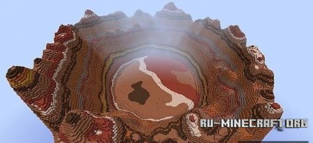    Mesa Style Terraforming For Hub  minecraft