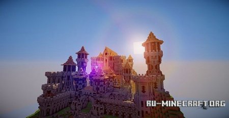  Medieval hill top castle  minecraft