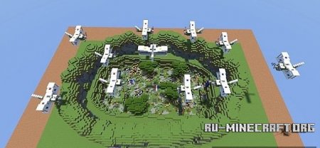    Paintball Map Arena  Warzone  minecraft