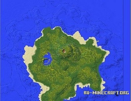   Tropical island (custom survival map project)    minecraft